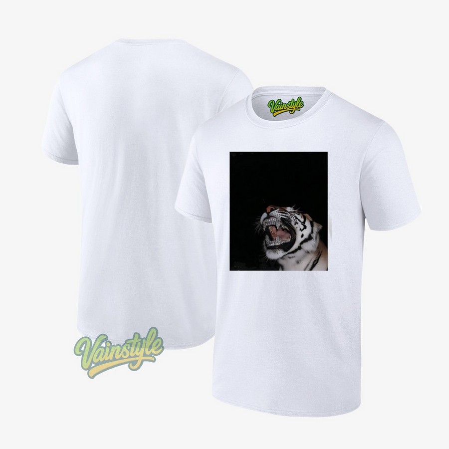 Tiger With Diamond Grillz T-Shirt Tiger With Diamond Grillz T-Shirt