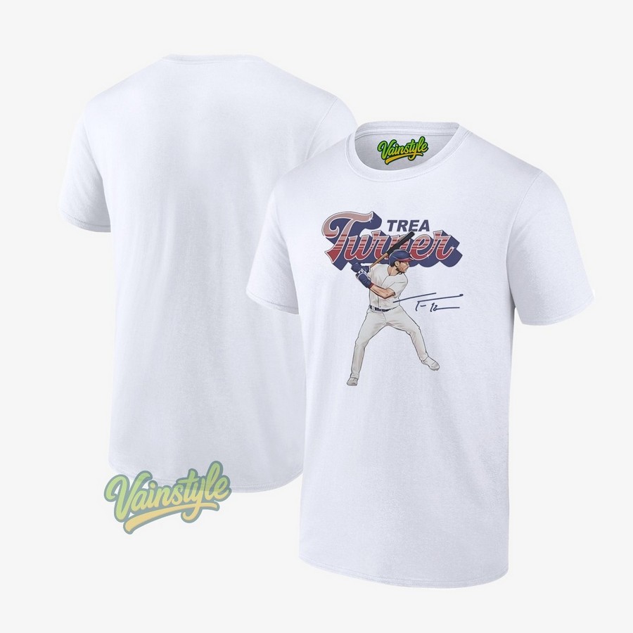 Trea Turner Philadelphia Phillies Baseball Signature T-Shirt Trea Turner Philadelphia Phillies Baseball Signature T-Shirt