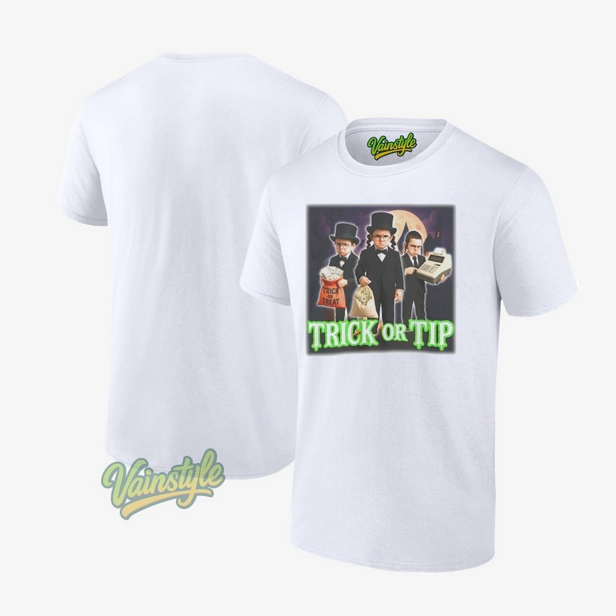 Trick Or Tip Halloween T-Shirt Trick Or Tip Halloween T-Shirt
