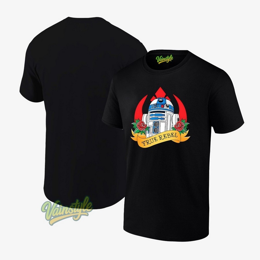 True Rebel R2-D2 A Tattoo Style T-Shirt True Rebel R2-D2 A Tattoo Style T-Shirt