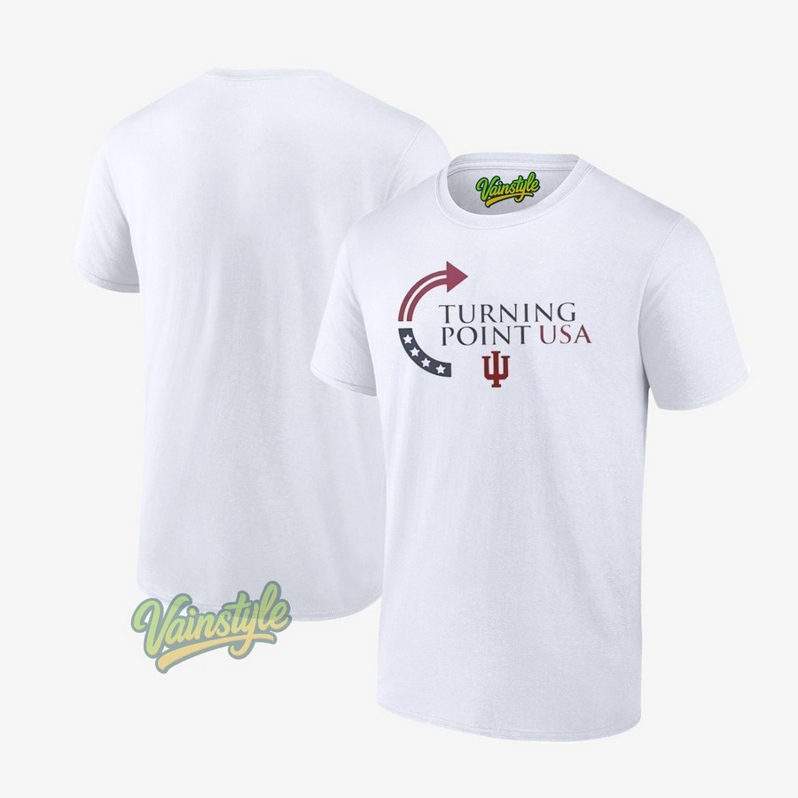 Turning Point Usa T-Shirt Indiana Hoosiers Football T-Shirt