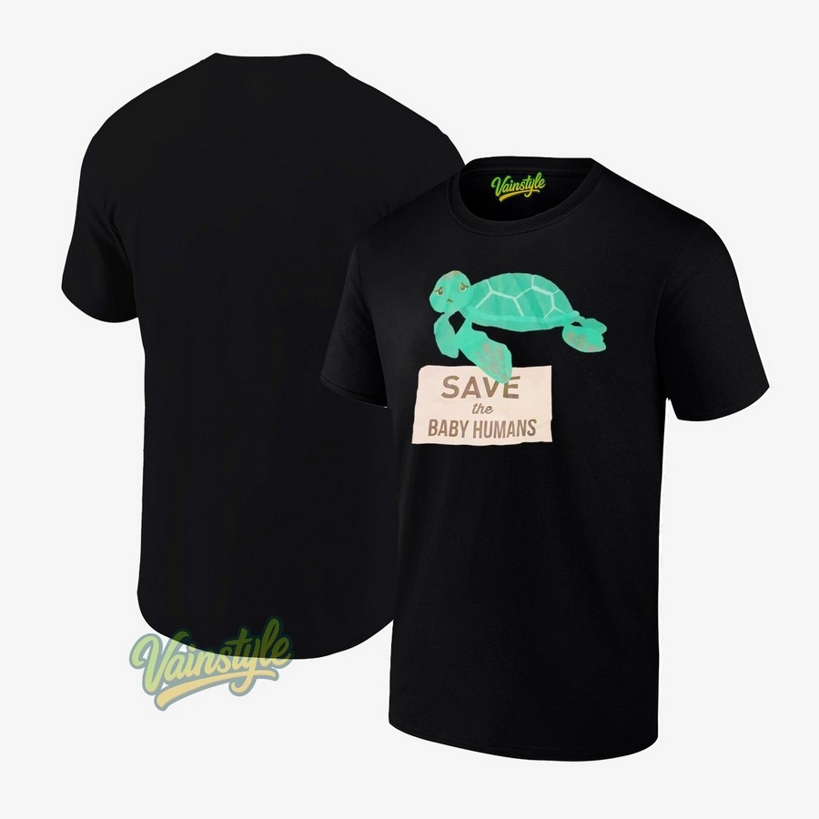 Turtles Save The Baby Humans T-Shirt