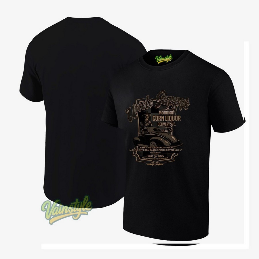 Uncle Pappy Moonlight Corn Liquor Delivery Svc Vintage T-Shirt Uncle Pappy Moonlight Corn Liquor Delivery Svc Vintage T-Shirt