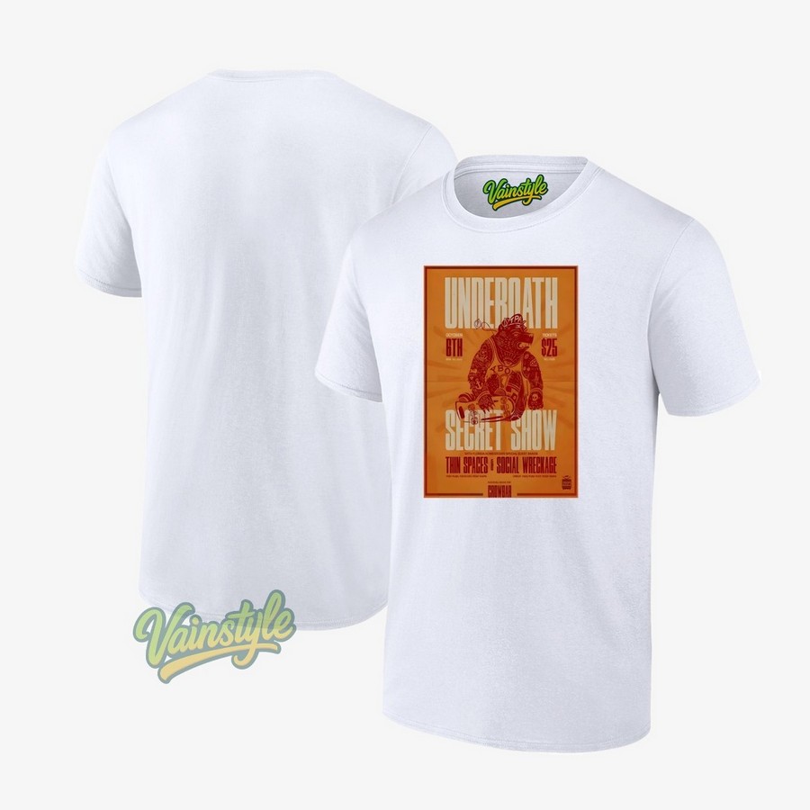 Underoath 10 6 2025 Tampa Secret Show Poster T-Shirt Underoath 10 6 2025 Tampa Secret Show Poster T-Shirt