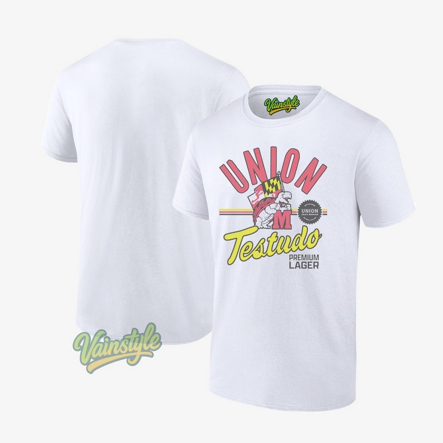 Union Craft Brewing Maryland Terrapins Testudo Premium Lager T-Shirt Union Craft Brewing Maryland Terrapins Testudo Premium Lager T-Shirt