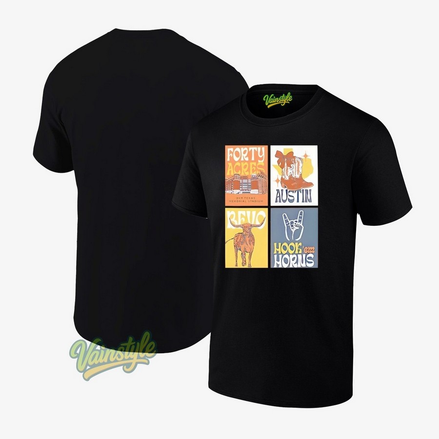 University Of Texas Longhorns Forty Acres Austin Hook’em Horns T-Shirt