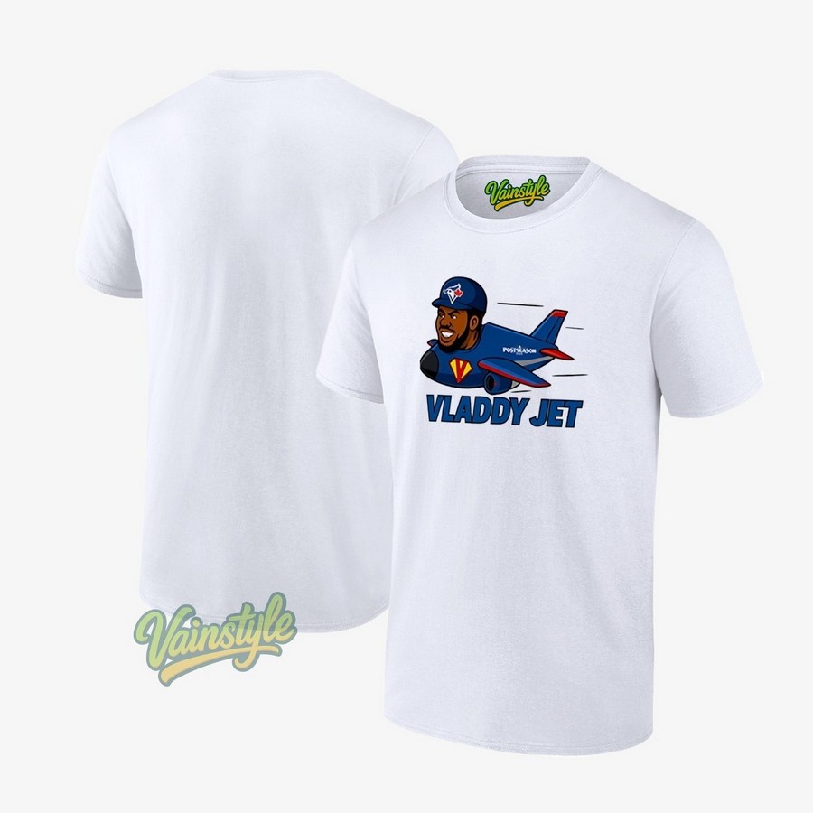 Vladdy Jet Vladimir Guerrero Jr Toronto Blue Jays T-Shirt Vladdy Jet Vladimir Guerrero Jr Toronto Blue Jays T-Shirt