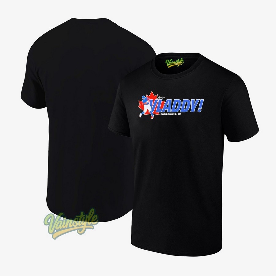 Vladimir Guerrero Jr Toronto Blue Jays Baseball Signature T-Shirt Vladimir Guerrero Jr Toronto Blue Jays Baseball Signature T-Shirt