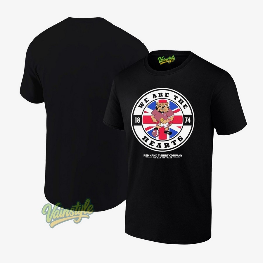 We Are The Hearts 1874 Red Hand T-T-Shirt Company Great Britain T-Shirt We Are The Hearts 1874 Red Hand T-T-Shirt Company Great Britain T-Shirt