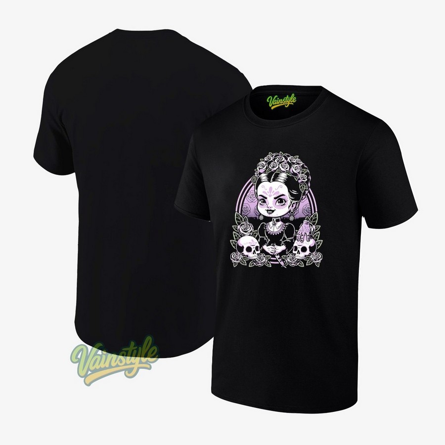 Wednesday Addams Gothic Muerte Girl T-Shirt Wednesday Addams Gothic Muerte Girl T-Shirt