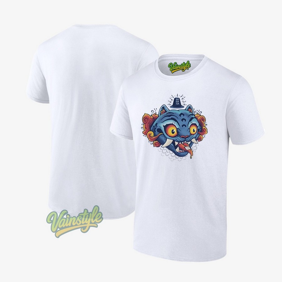 Weird Pet Tattoo Derpy Tiger From Kpop Demon Hunters T-Shirt Weird Pet Tattoo Derpy Tiger From Kpop Demon Hunters T-Shirt