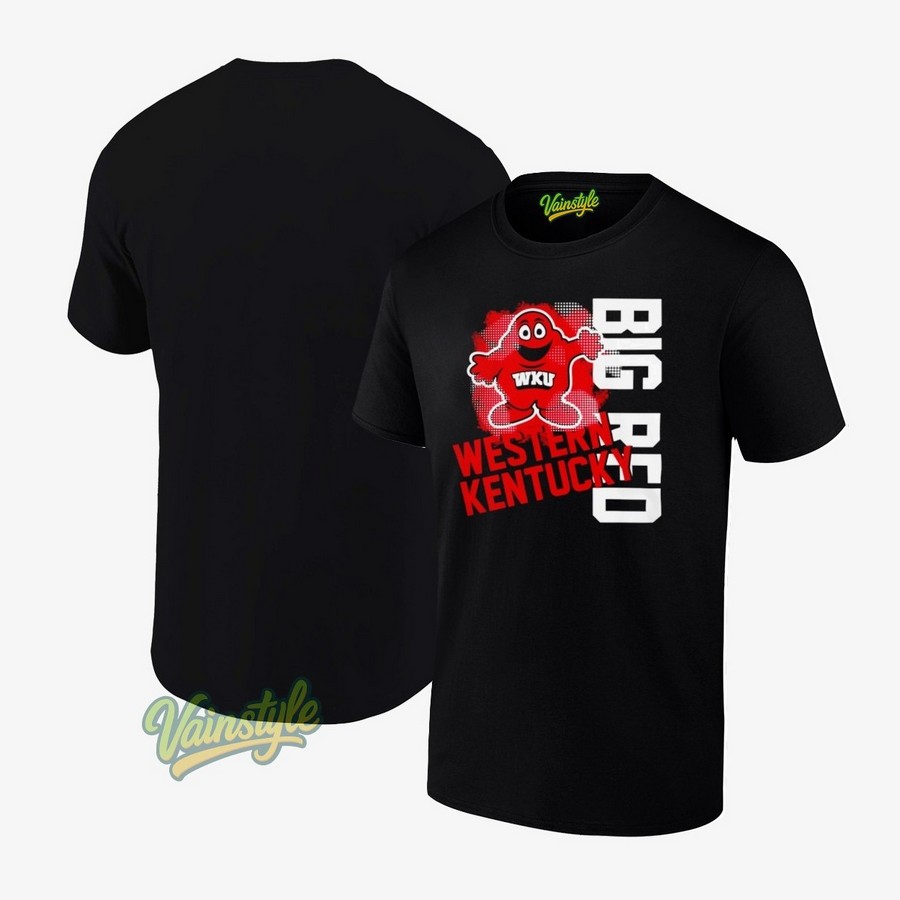 Western Kentucky Hilltoppers Logo Vertical Mascot Big Red T-Shirt