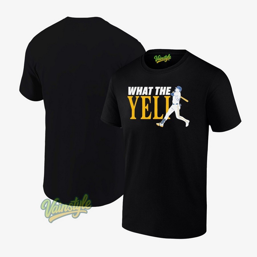 What The Yeli Christian Stephen Yelich Milwaukee Brewers Mlb T-Shirt What The Yeli Christian Stephen Yelich Milwaukee Brewers Mlb T-Shirt