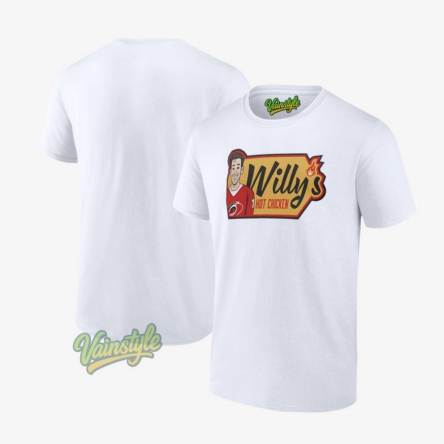 Willys Hot Chicken Carolina Hurricanes T-Shirt Willys Hot Chicken Carolina Hurricanes T-Shirt