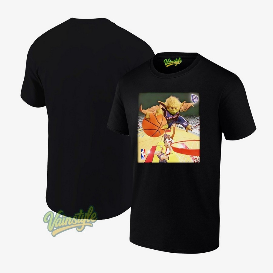 Yoda Slam Dunk Ballin Brooklyn Nets Nba T-Shirt Yoda Slam Dunk Ballin Brooklyn Nets Nba T-Shirt